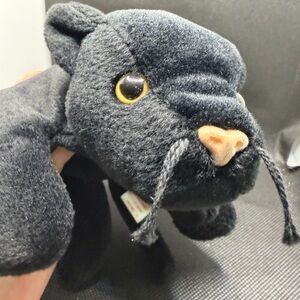 Ty Beanie Baby “Velvet” the Black Panther 🖤 – Vintage 1995